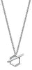 Sterling Silver Toggle Necklace