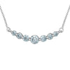 Sterling Silver Lab-Grown Diamond Bar Pendant Necklace.