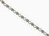 Sterling Silver Diamond Heart Tennis Bracelet.